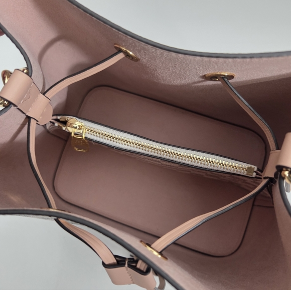 RARE AUTHENTIC LOUIS VUITTON NEONOE MM DAMIER AZUR ROSE BAG - Picture 11 of 15